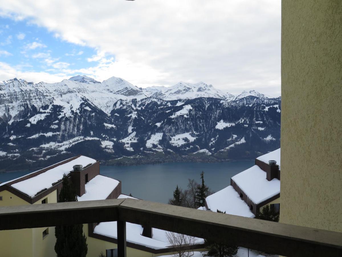 Swiss Seeblick Apartment Mit Hotelanbindung Beatenberg Exterior photo